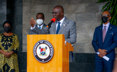 COVID-19: WE’VE RECORDED 135 DEATHS IN THIRD WAVE, AS PANDEMIC CASES RISE IN LAGOS – SANWO-OLU