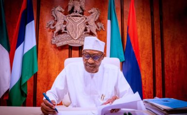 PRESIDENT BUHARI SIGNS PETROLEUM INDUSTRY BILL INTO LAW
