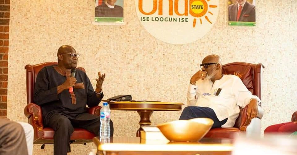 Prosecute Your Convictions With Courage, Be The Voice Of The People, Akeredolu Charges New NBA Leadership