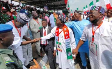 PDP National Chairman, Iyorchia Ayu Resumes Duty After Vacation…Confident on PDP’s Victory in Osun Governorship Election