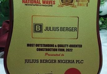 JULIUS BERGER WINS MOST OUTSTANDING AND QUALITY-ORIENTED CONSTRUCTION COMPANY AWARD