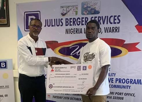 Julius Berger Services provides educational assistance scholarships for students in host communities