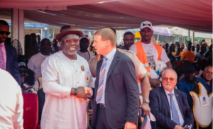 Oborevwori flags off construction of Uromi Junction Flyover