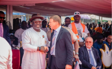 Oborevwori flags off construction of Uromi Junction Flyover
