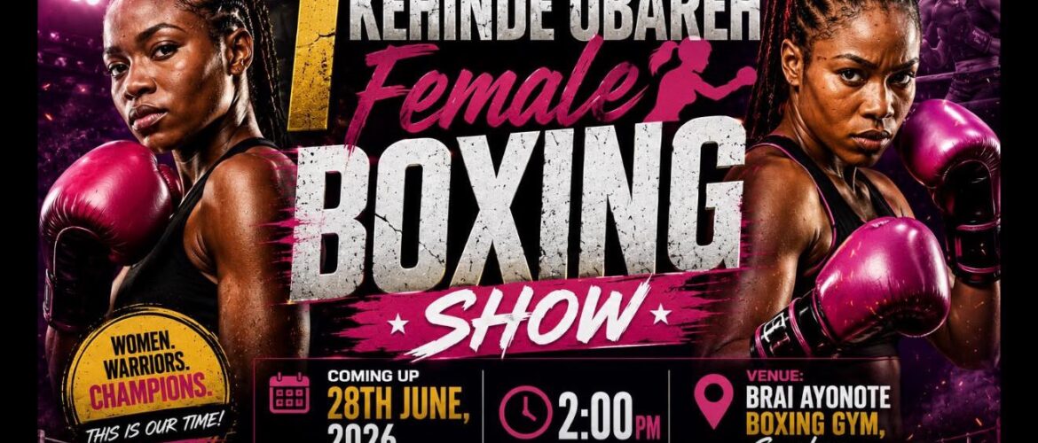 24 FEMALE BOXERS STEP INTO RING AS KEHINDE JOY OBAREH BOXING SHOW BEGINS IN LAGOS
