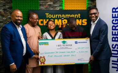 Julius Berger empowers youth through ‘I Beg to Differ’ debate tournament